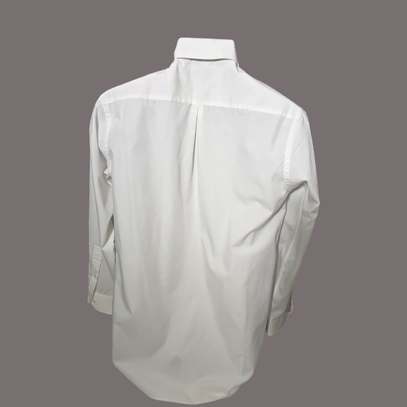 Mens White Merano Dress Shirt 15/33 - Picture 4 of 6
